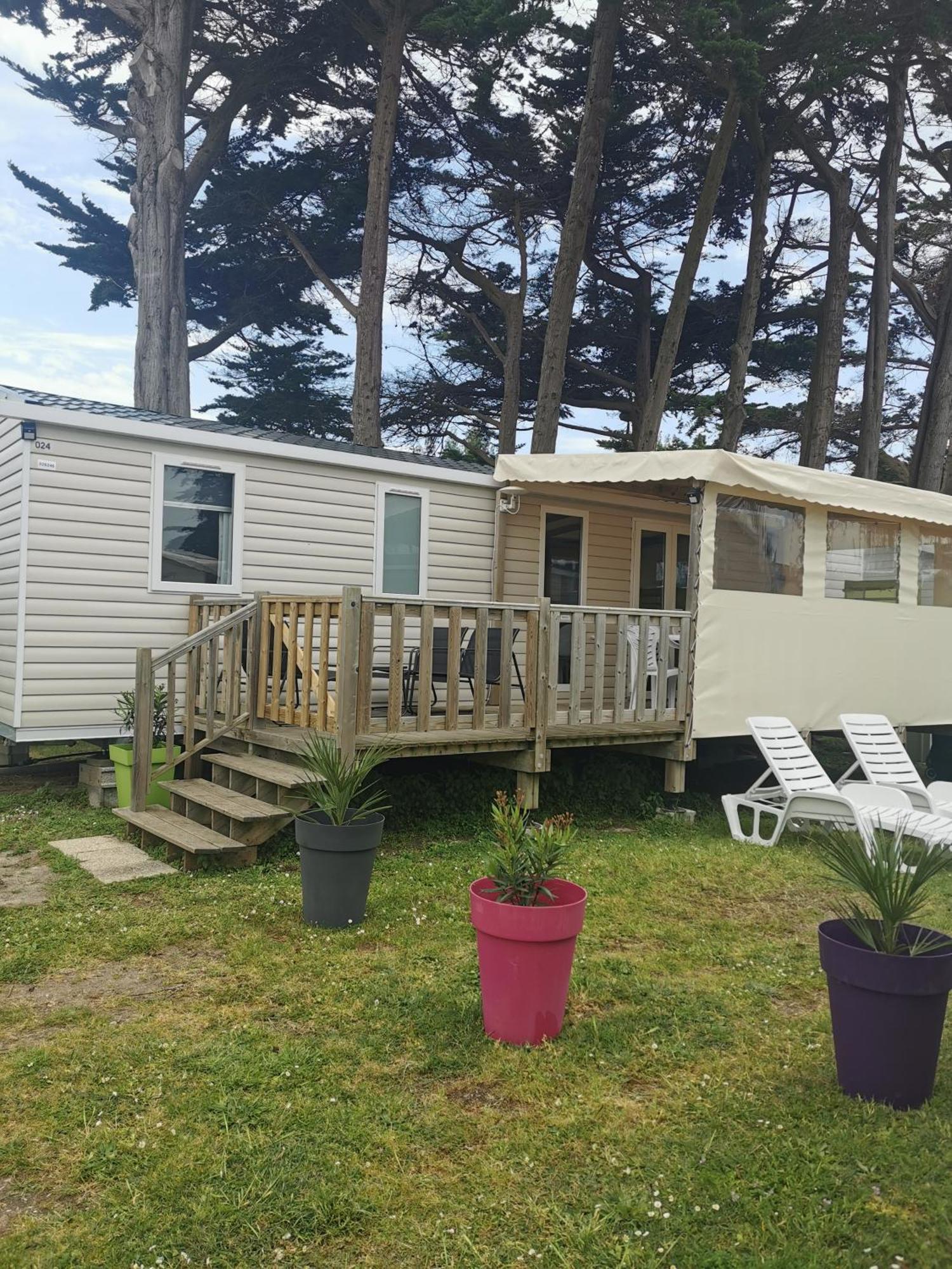 Mobilhome Vue Ocean La Costa Breizha Quiberon Exterior photo