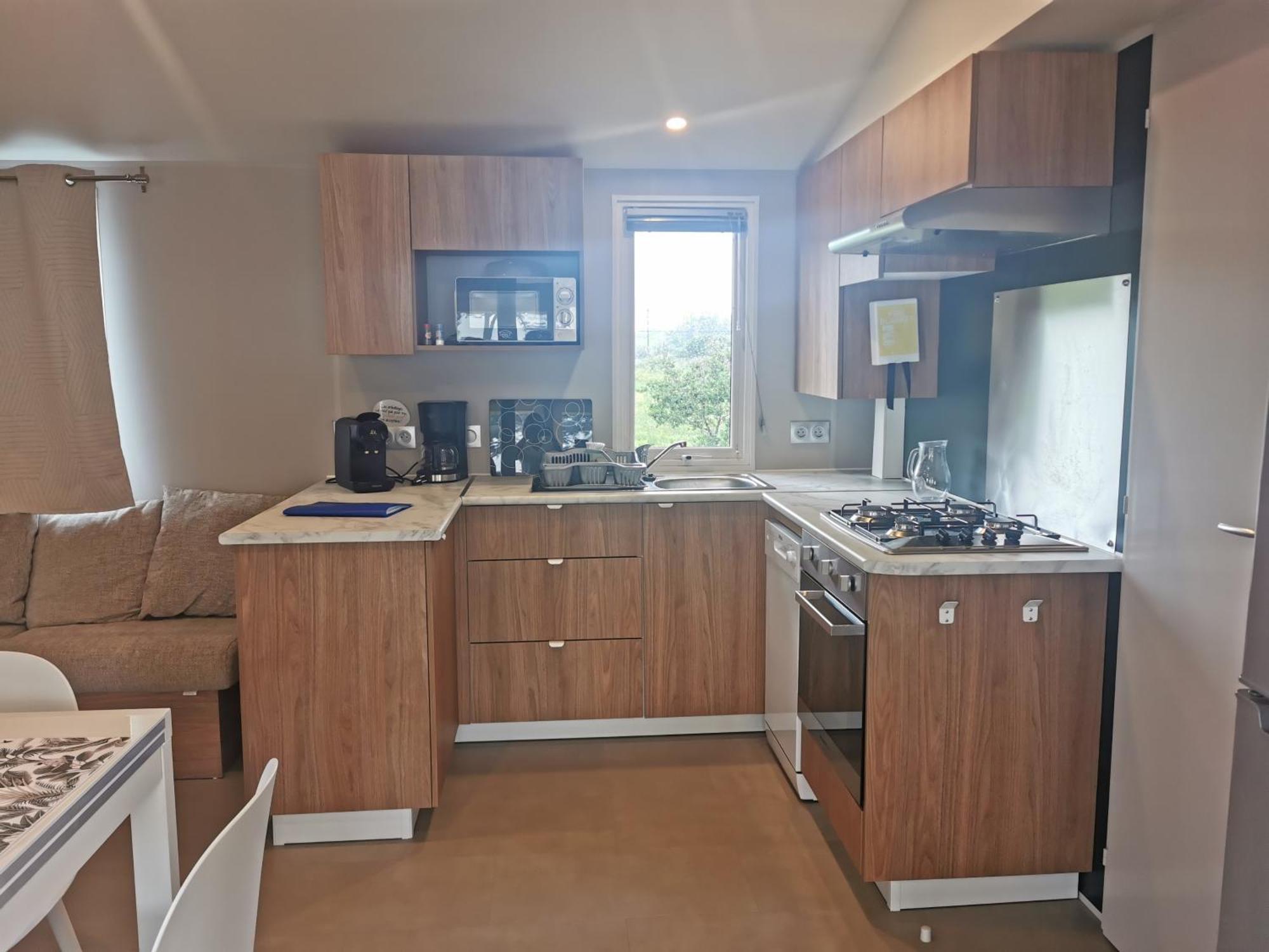 Mobilhome Vue Ocean La Costa Breizha Quiberon Exterior photo