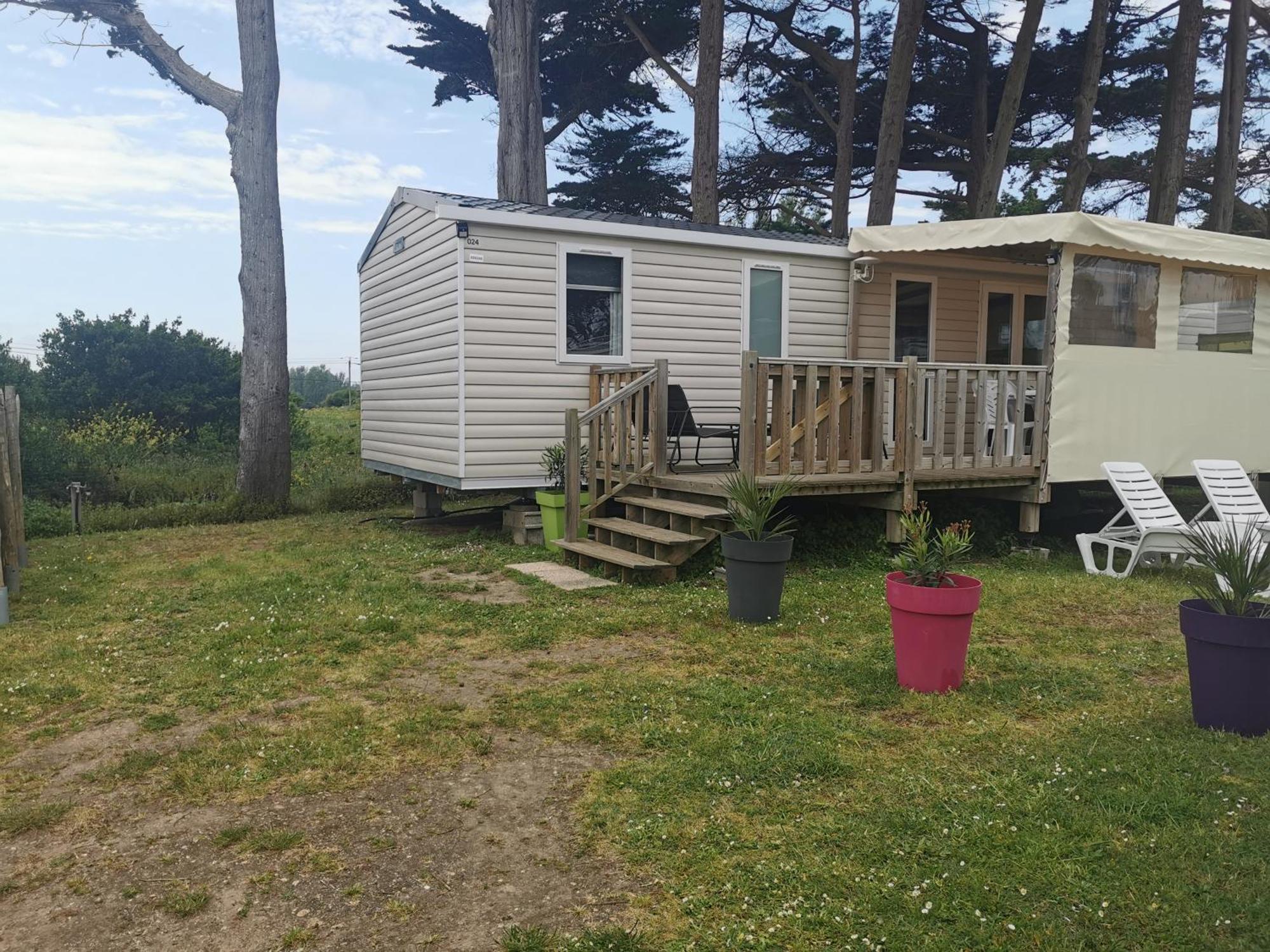 Mobilhome Vue Ocean La Costa Breizha Quiberon Exterior photo