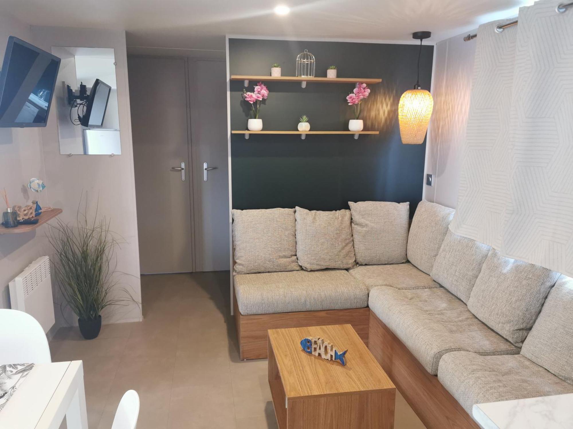 Mobilhome Vue Ocean La Costa Breizha Quiberon Exterior photo