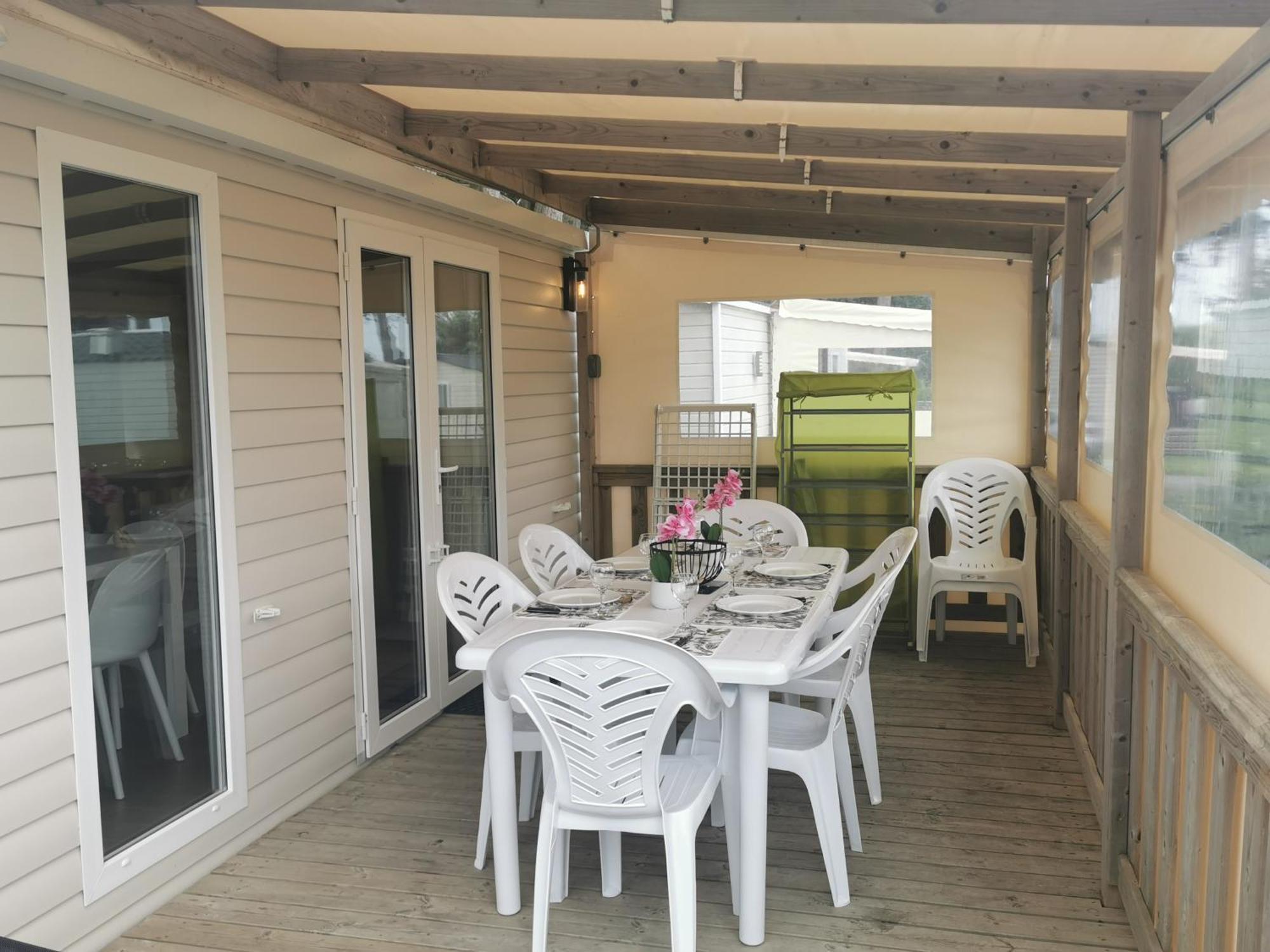 Mobilhome Vue Ocean La Costa Breizha Quiberon Exterior photo